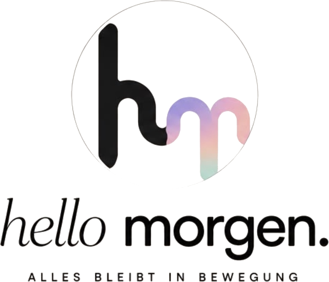 hello morgen Logo mit Bildmarke